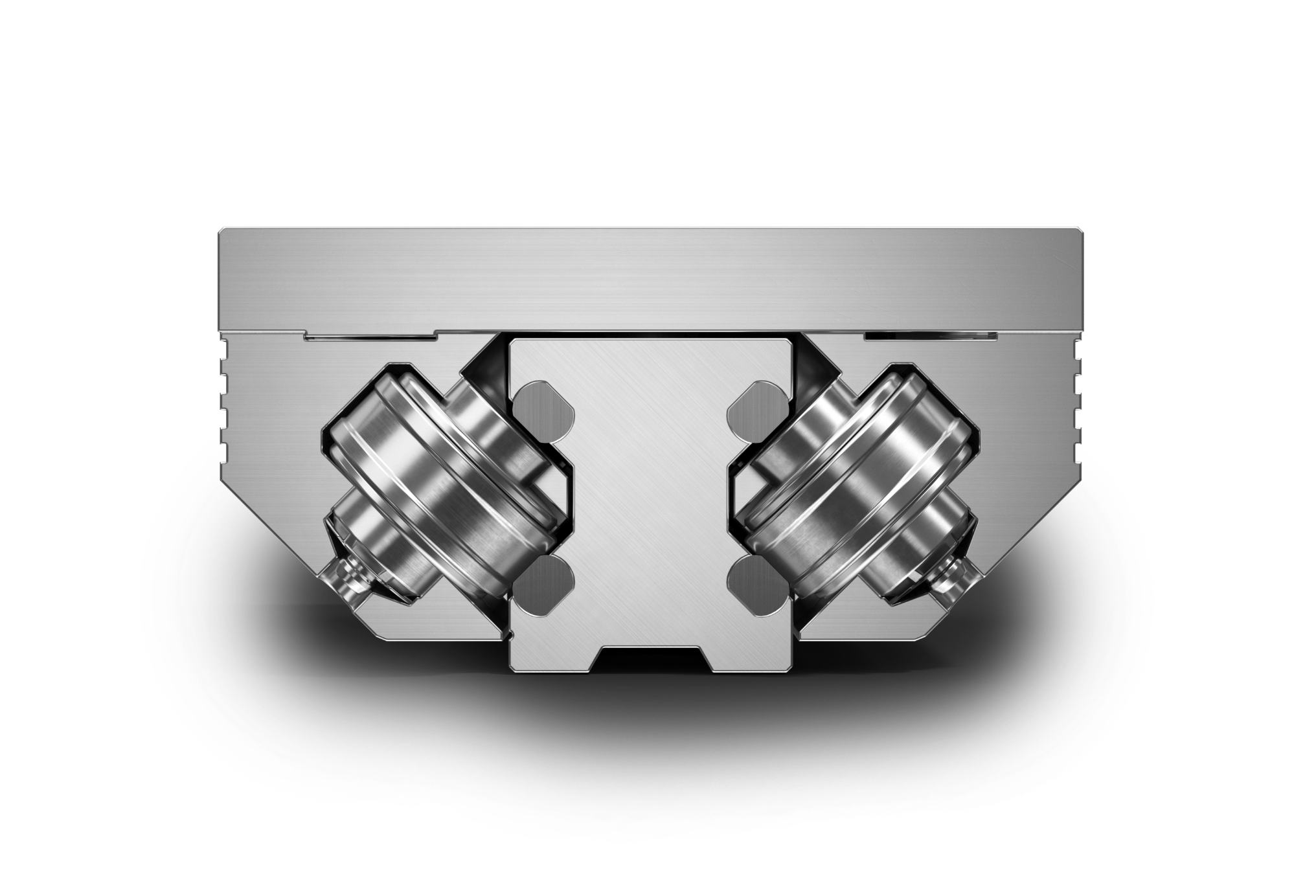 frontale Aufnahme Linearführung Typ FD25