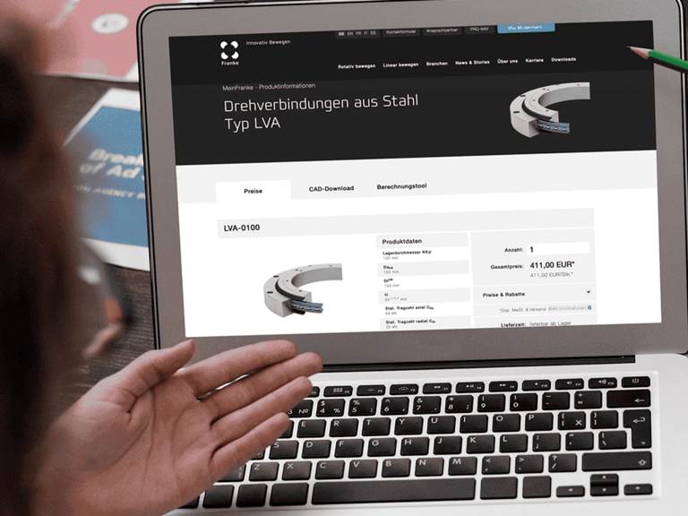 Franke Onlineshop für Wälzlager und Linearführungen