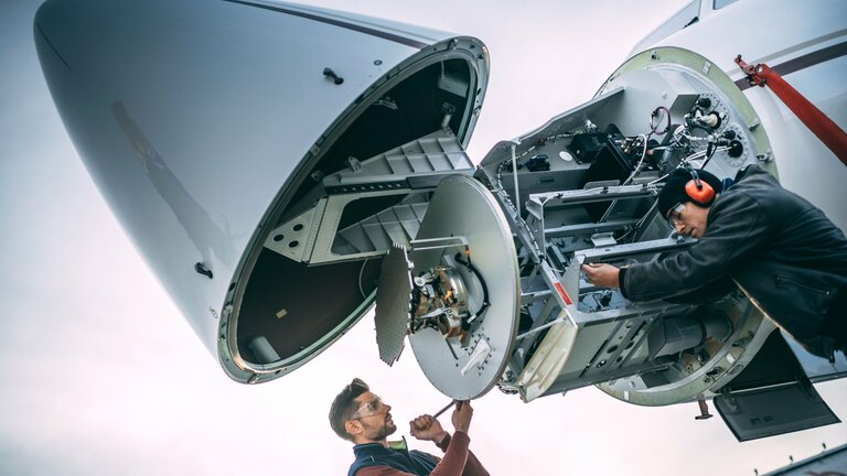 Wälzlager Antennenlager Flugzeug