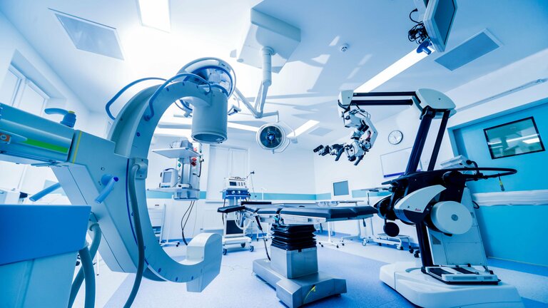 Kugellager im OP-Raum (Reinraum)