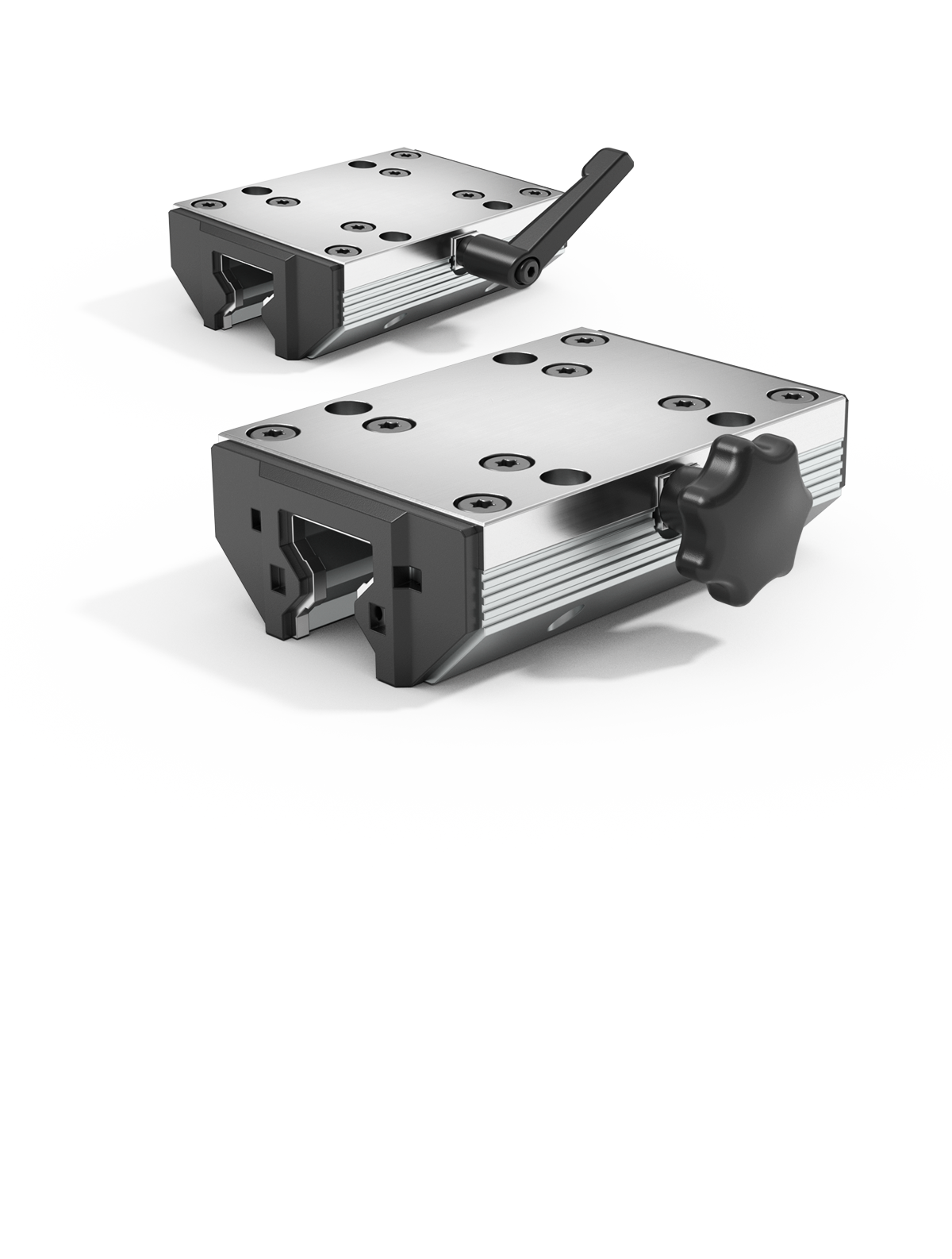 Cassette met klemming (sterknop of hendel)